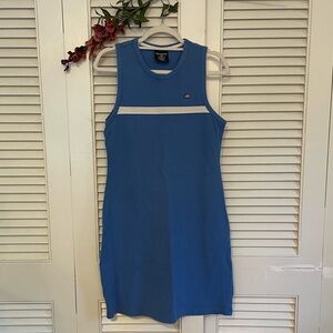 Polo Jeans Co. Ralph Lauren 90’s Mini Tennis Tank Blue Dress Size Large